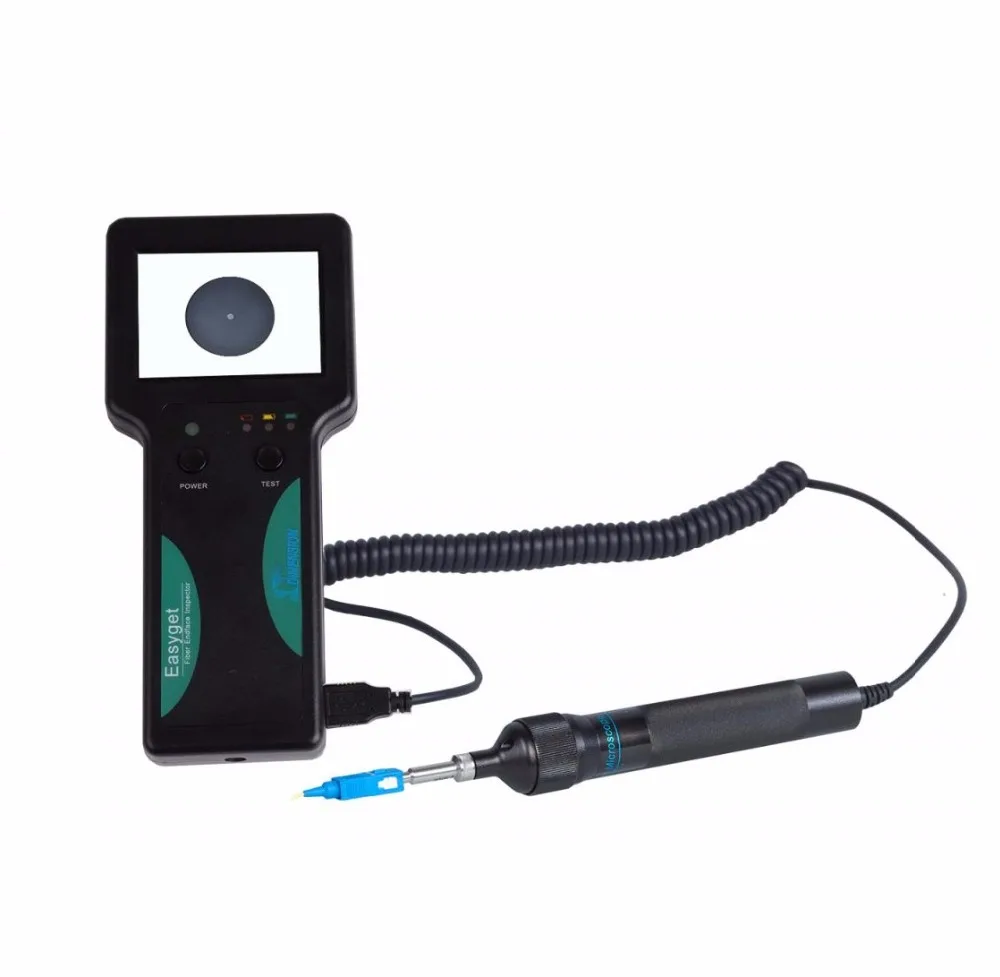 400x Портативный Волокно оптическое торца инспектор зонд easyget400 с 3.5 дюйма