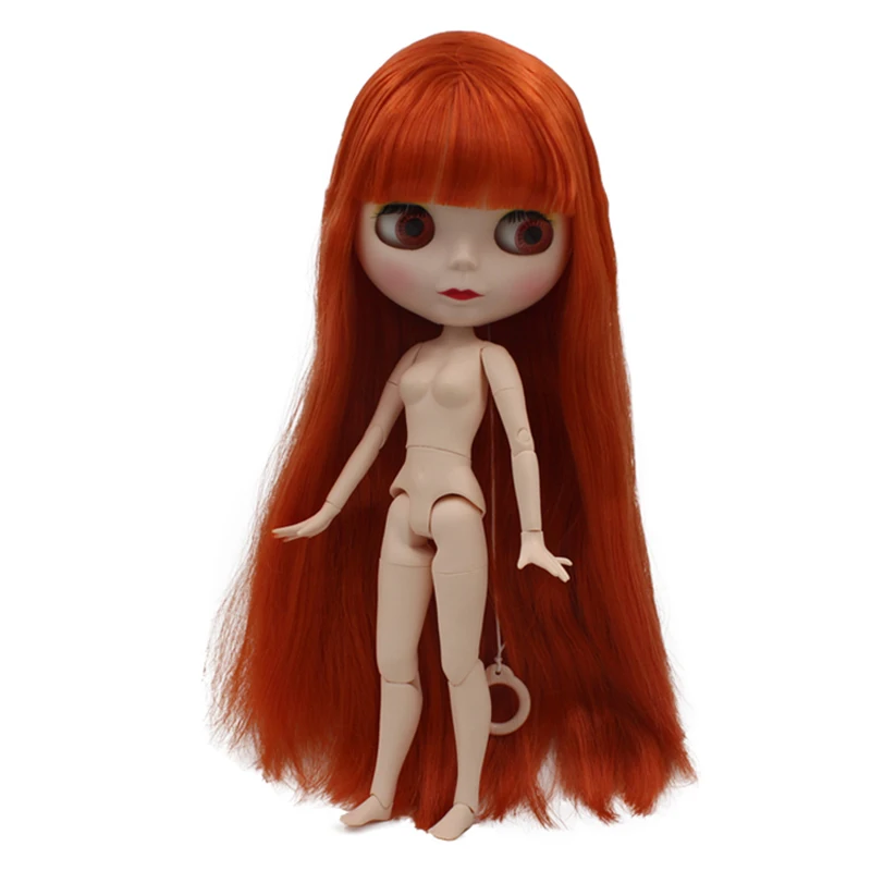Шарнирная кукла Blyth, Neo Blyth кукла Обнаженная Заказная матовое лицо куклы можно изменить макияж и платье DIY, 1/6 шарнирные куклы SO15