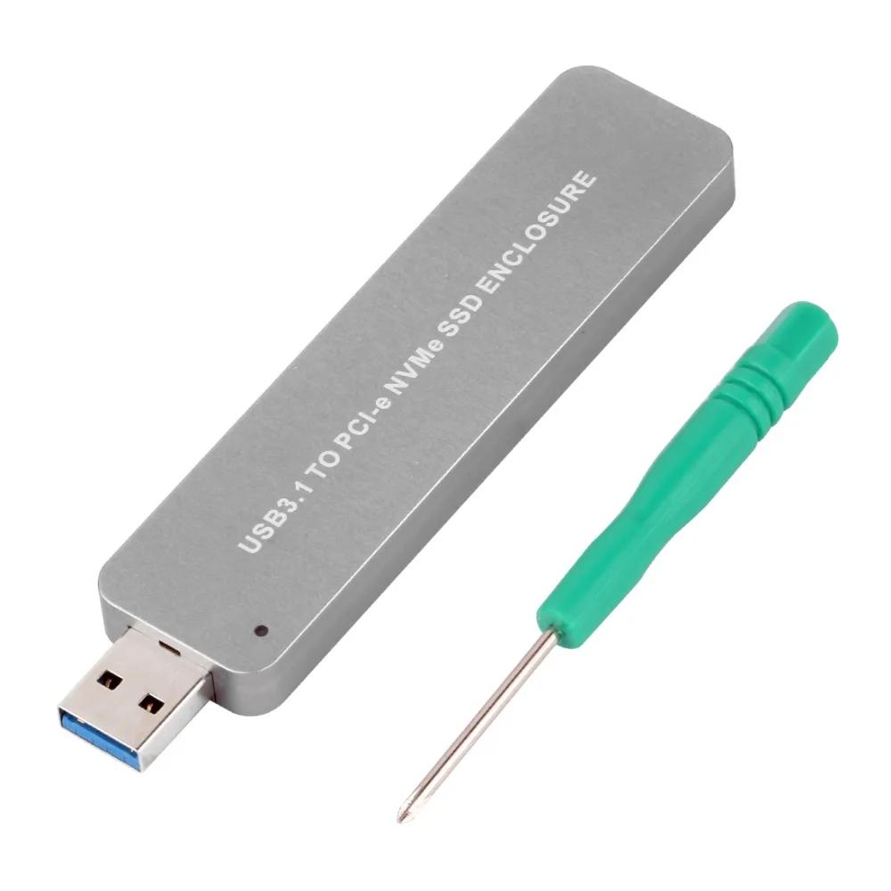XT-XINTE LM903 USB3.1 to PCI-E for NVME M.2 TYPE-A to TYPE-C TYPE-A SSD Hard Disk Box for 2242/2260/2280 SSD