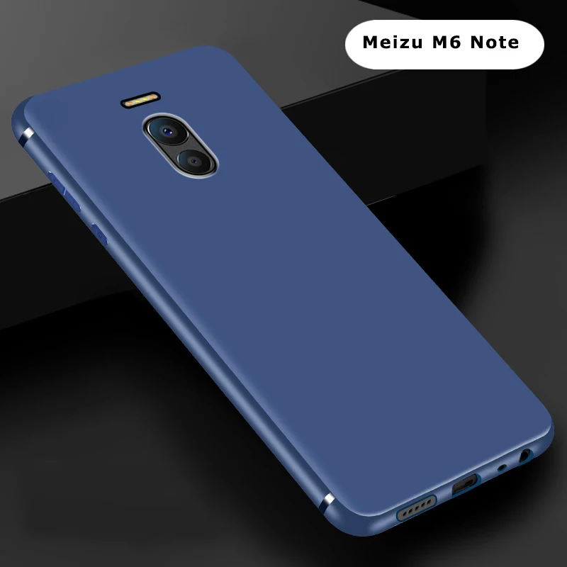 ультра тонкий Мягкий силиконовый чехол на meizu m6 m6s note чехлы силикон штейн матовый