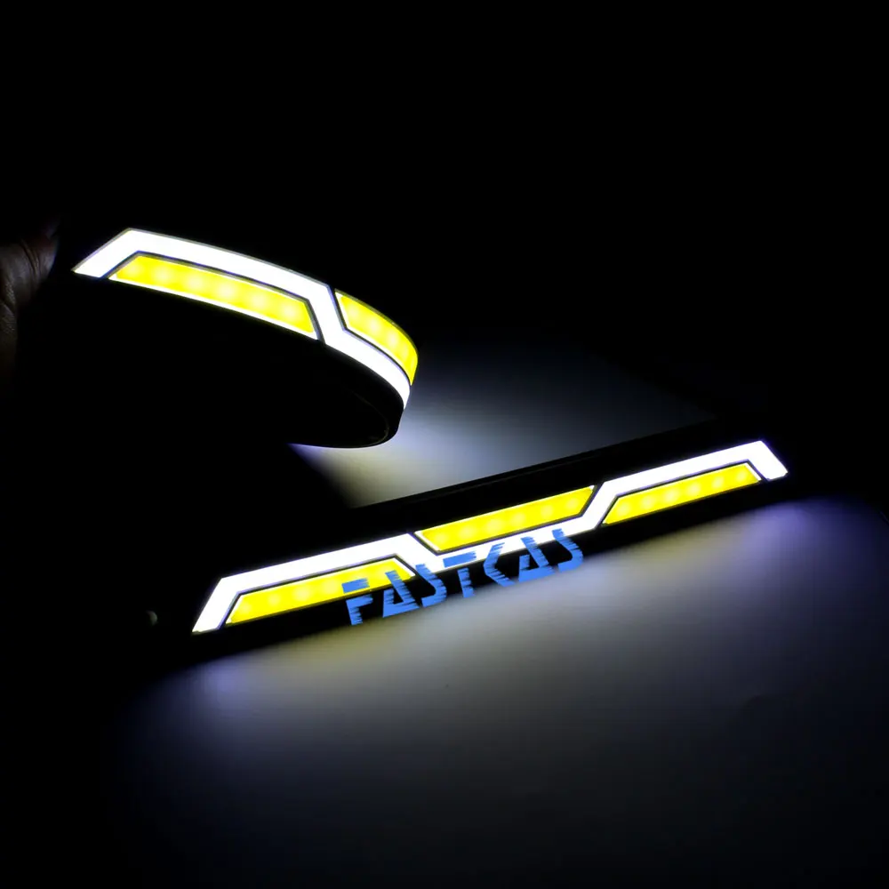 СВЕТОДИОДНЫЙ DRL Дневной светильник 100% Водонепроницаемый белого и желтого цвета