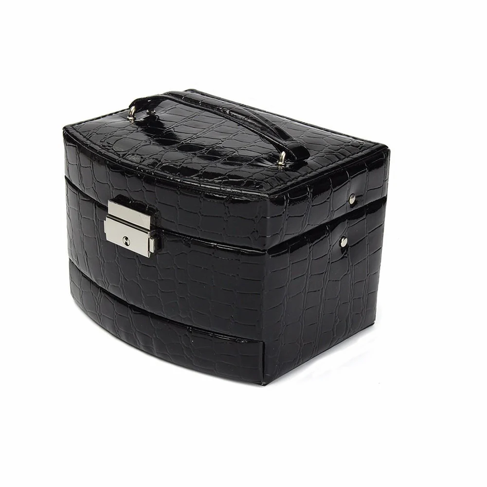 Новый мини путешествия украшение из искусственной кожи Box/ювелирные изделия