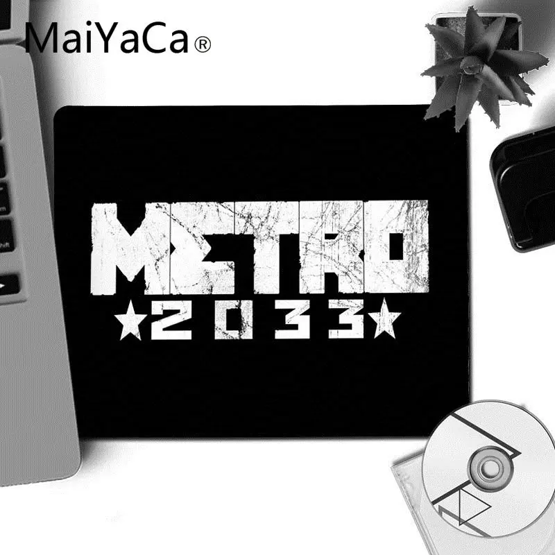 MaiYaCa Metro 2033 обои компьютерные игровые коврики для мыши Гладкий коврик для письма настольные компьютеры коврики игровой коврик для мыши Аниме Коврик для мыши - Цвет: No Lock Edge18x22cm