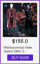 Manluyunxiao Game DMC 5 Vergil жилет для косплея мужские куртки костюм на Хэллоуин для детей костюм для взрослых