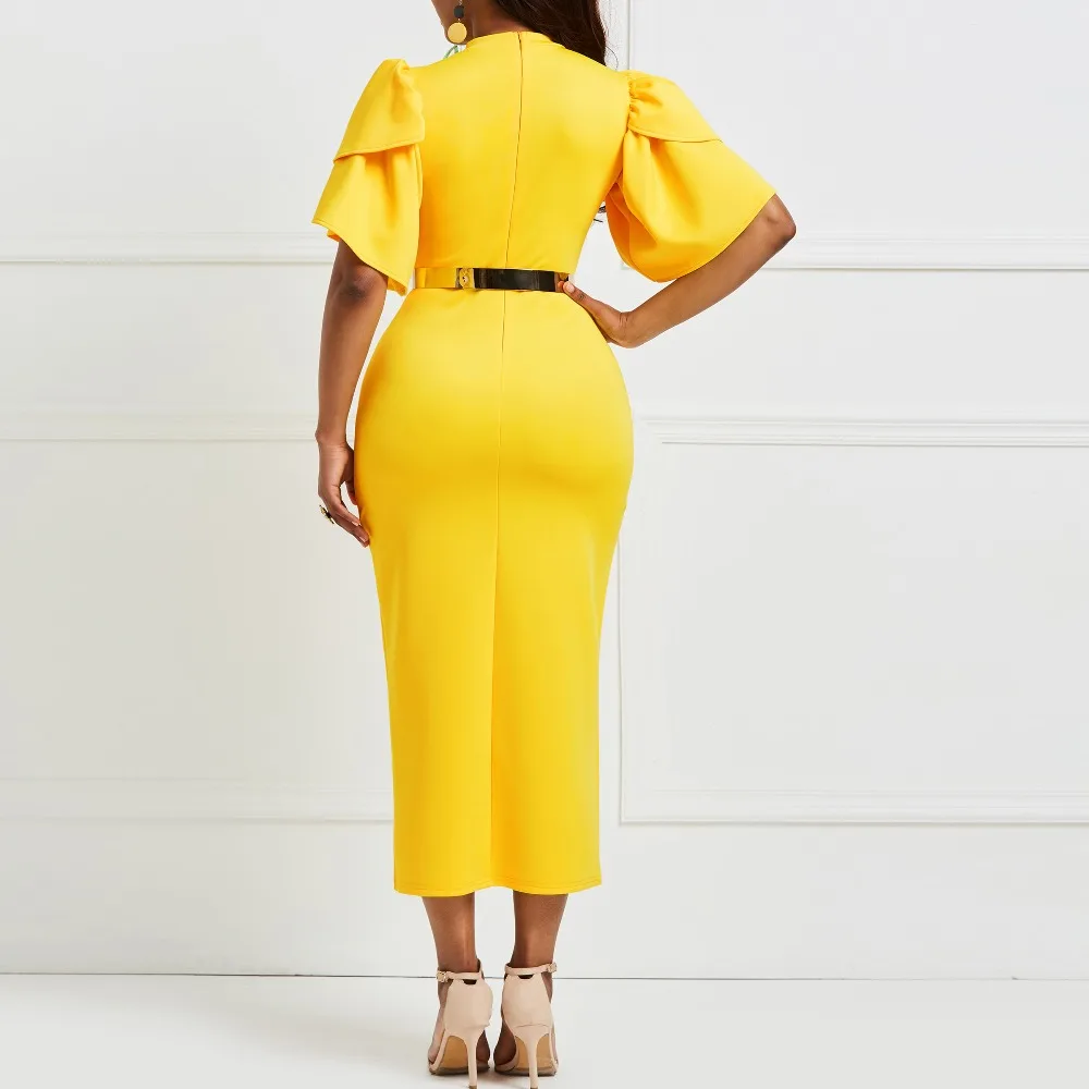 Sisjuly Bodycon Dresses Women 2019 Summer Ruffles Patchwork Vintage Elegant Sexy Office Lady Fashion Party Midi Blue Dress | Женская