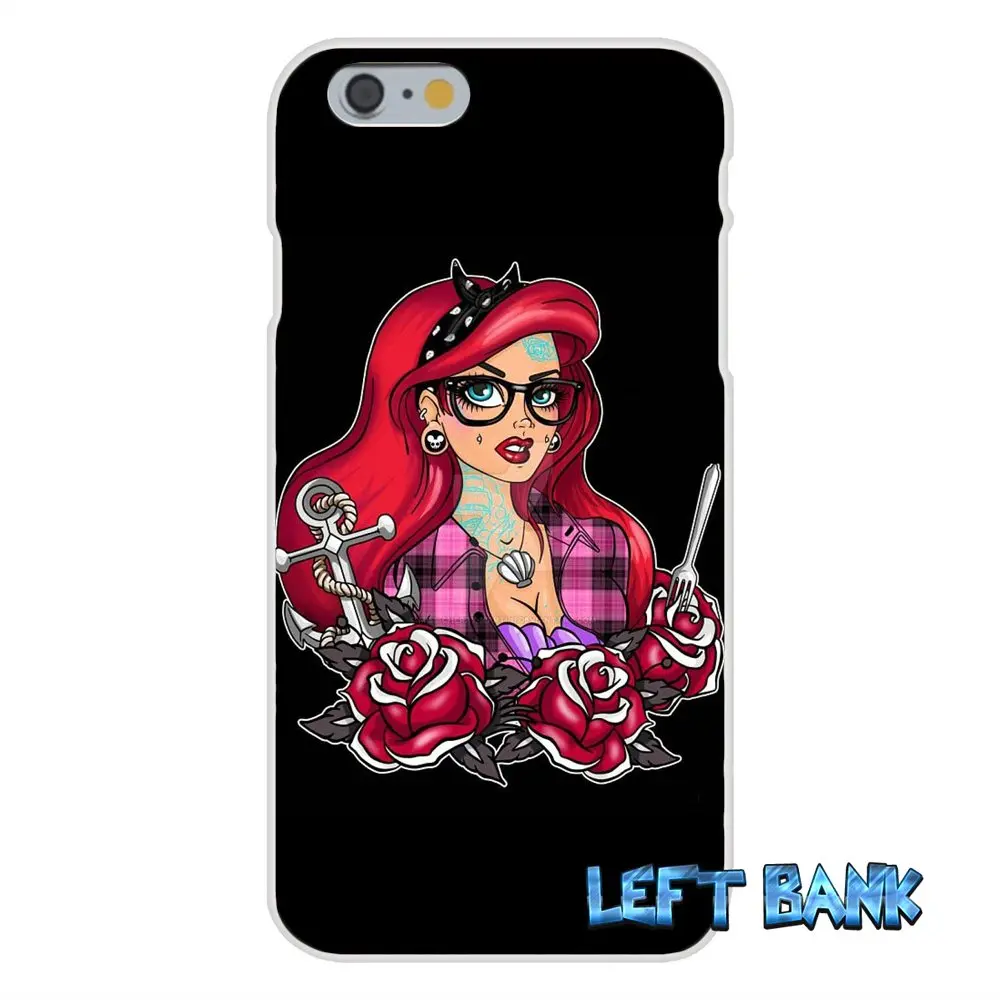 Тату девушка Алиса Ариэль Мягкий Силиконовый ТПУ Прозрачный чехол для Samsung Galaxy Note