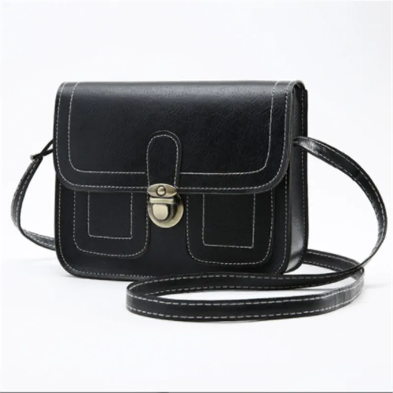 Сумка мессенджер из искусственной кожи маленькая для девушек 2019|Сумки с ручками|