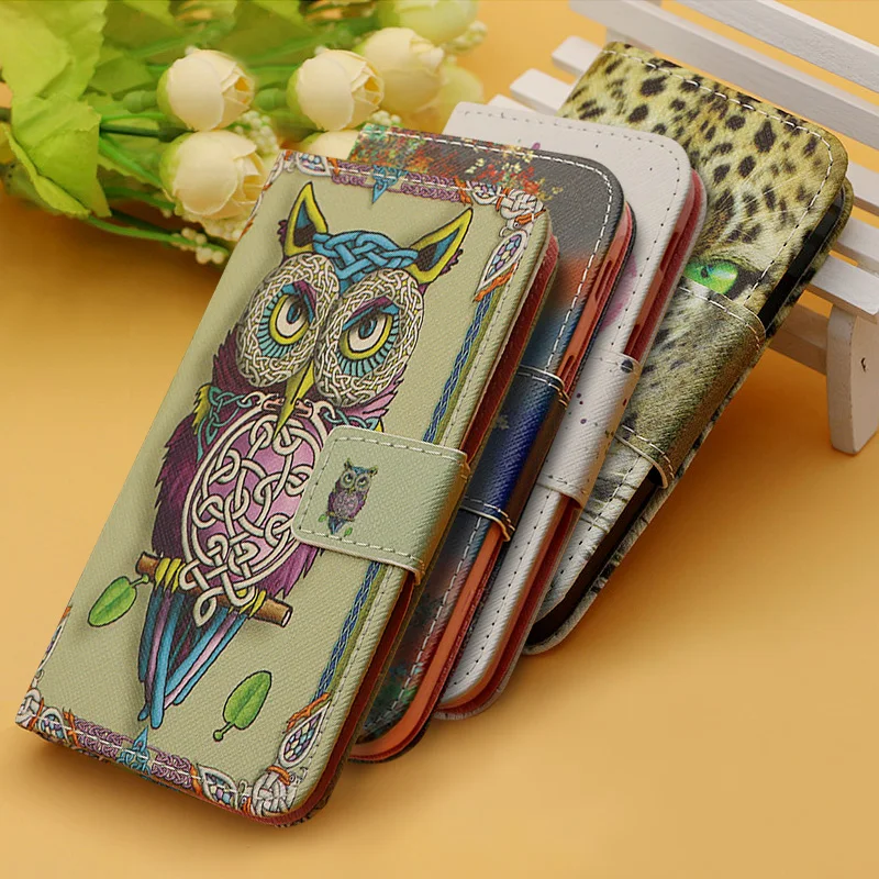 Роскошный кожаный флип чехол с подставкой для iPhone 5 5s 5c 7 plus 8 Чехлы мобильных