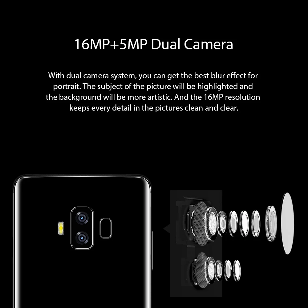 VKworld S8 4G Android 7,0 смартфон 5,9" 18:9 полный Экран MTK6750T Octa Core 4 Гб 64 Гб распознавания лиц 5500 мА/ч, чехол для мобильного телефона