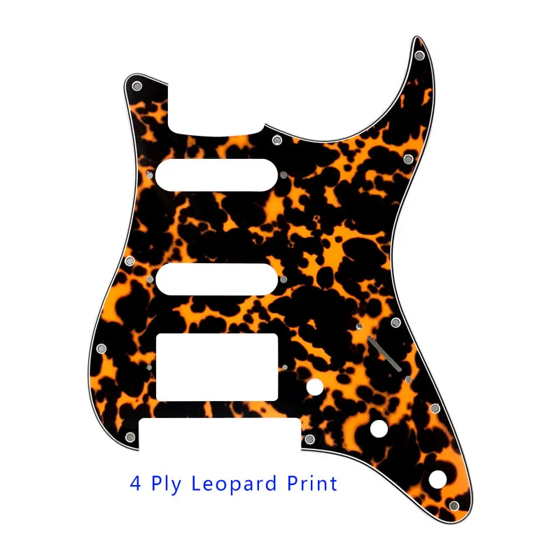 Pleroo защита для гитары США 11 отверстий винтов Strat с Floyd Rose Tremolo Bridge PAF Humbucker Одиночная