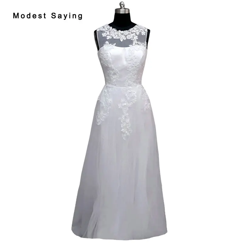 Женское длинное свадебное платье белое кружевное ТРАПЕЦИЕВИДНОЕ ПЛАТЬЕ С