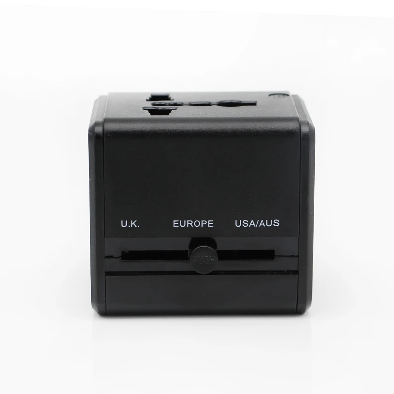 Универсальный дорожный адаптер с двумя usb разъемами настенное гнездо зарядки US UK