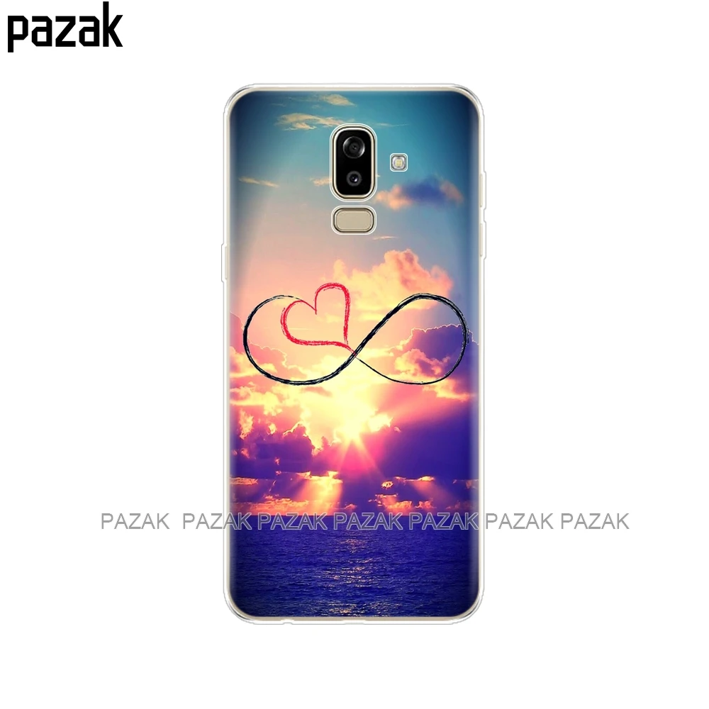 61342 Силиконовый чехол для samsung Galaxy J8 чехол для телефона задняя крышка для samsung Galaxy J8 j810 Funda для samsung J8 coque - Цвет: 61342