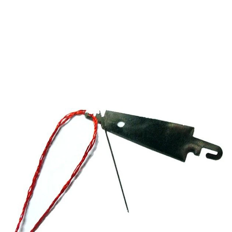 Горячие 10 шт./компл. из нержавеющей стали крест стежка Threading крюк иглы Threader стежок