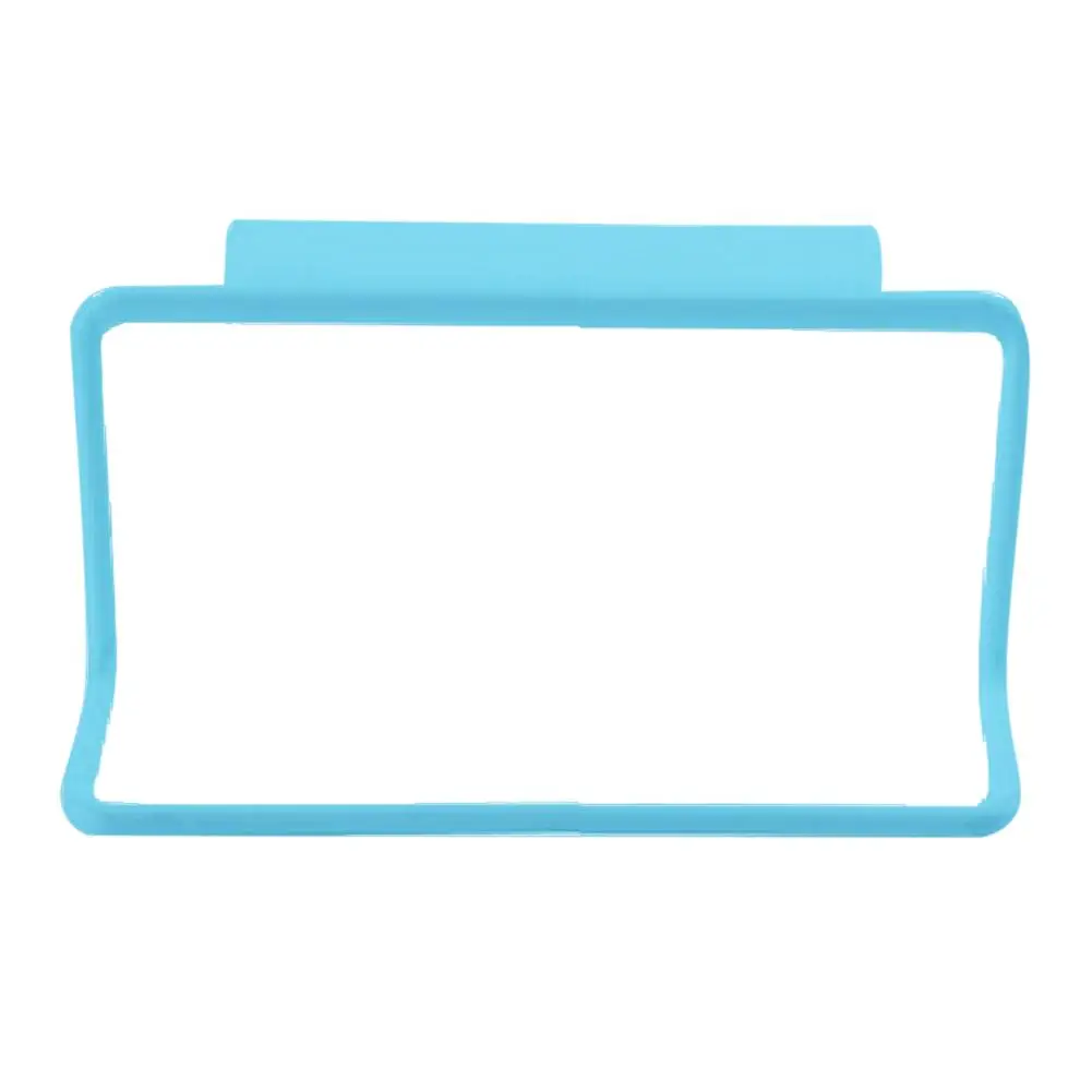 Sky Blue CC многоцелевая пластиковая не оставляющая следов вешалка для хранения держателей подвесной держатель Органайзер для двери шкафа вешалка кухонные принадлежности - Цвет: Sky Blue