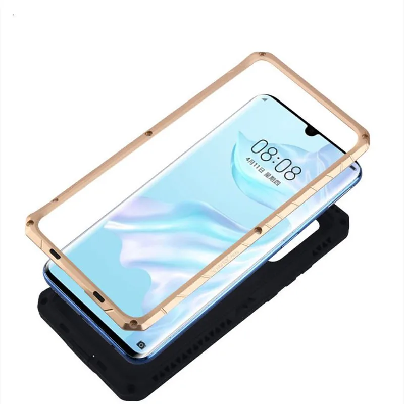 Original For Oneplus 6 6t Phone Case Hard Aluminum Metal Protector One Plus 6 6T 7 PRO Cover Heavy Duty Protection Silicon Cover