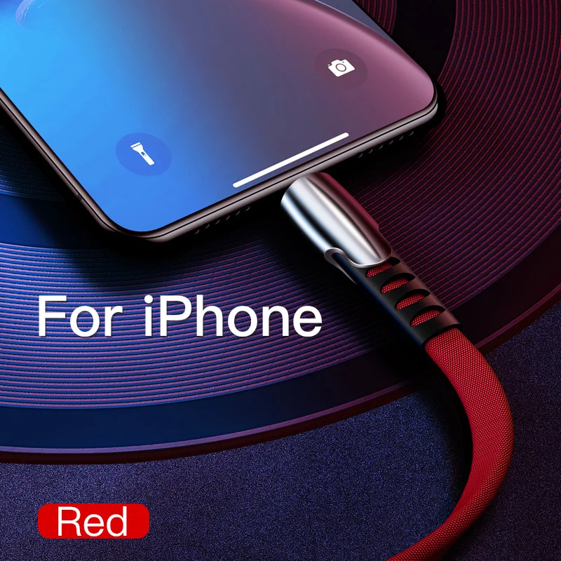 Red For iPhone IHaitun 5A usb type-C кабель для huawei P30 Pro USB 3,1 Quick 3,0 Шнур зарядное устройство для телефона для iPhone XS провод для зарядки Redmi Note 7 K20 - Цвет: Red For iPhone