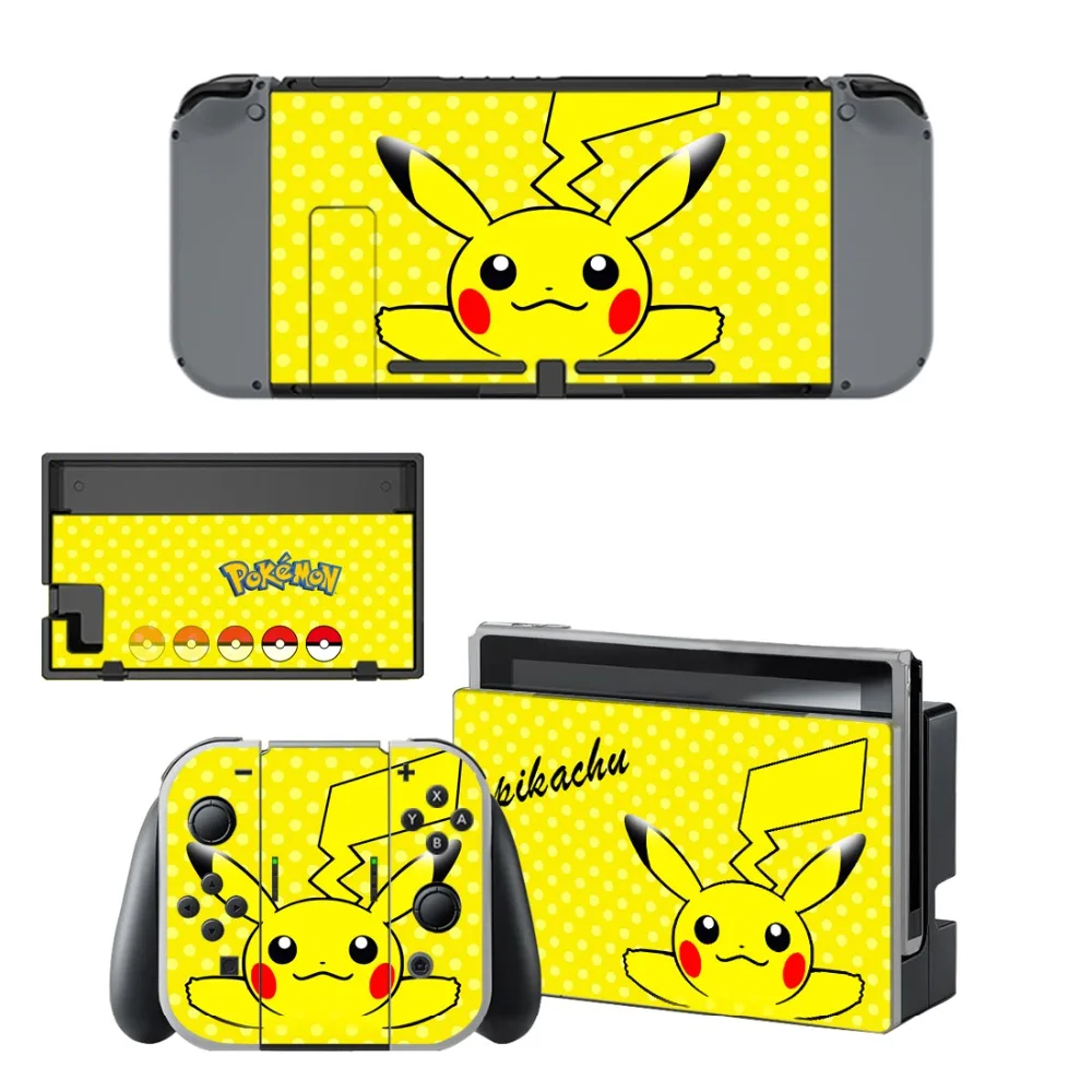 Наклейка Pokemon Go, Виниловая наклейка для kinderdoswitch, наклейка для Nintendo Switch NS, консоль и контроллер Joy-Con