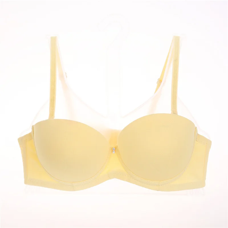 Бюстгальтер с глубоким V образным вырезом и чашками пуш ап|Бюстгальтеры| |