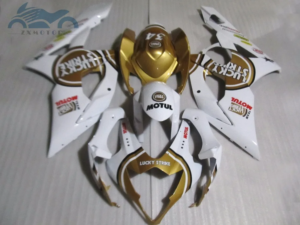 

Высококачественные комплекты обтекателей для Suzuki GSXR 1000 2005 GSXR1000 ABS спортивные Обтекатели 05 06 K5 K6 красно-Золотой HQ32