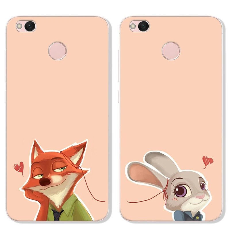 Чехол для xiaomi Redmi 4X милый мультяшный Мягкий силиконовый чехол Redmi4X телефона