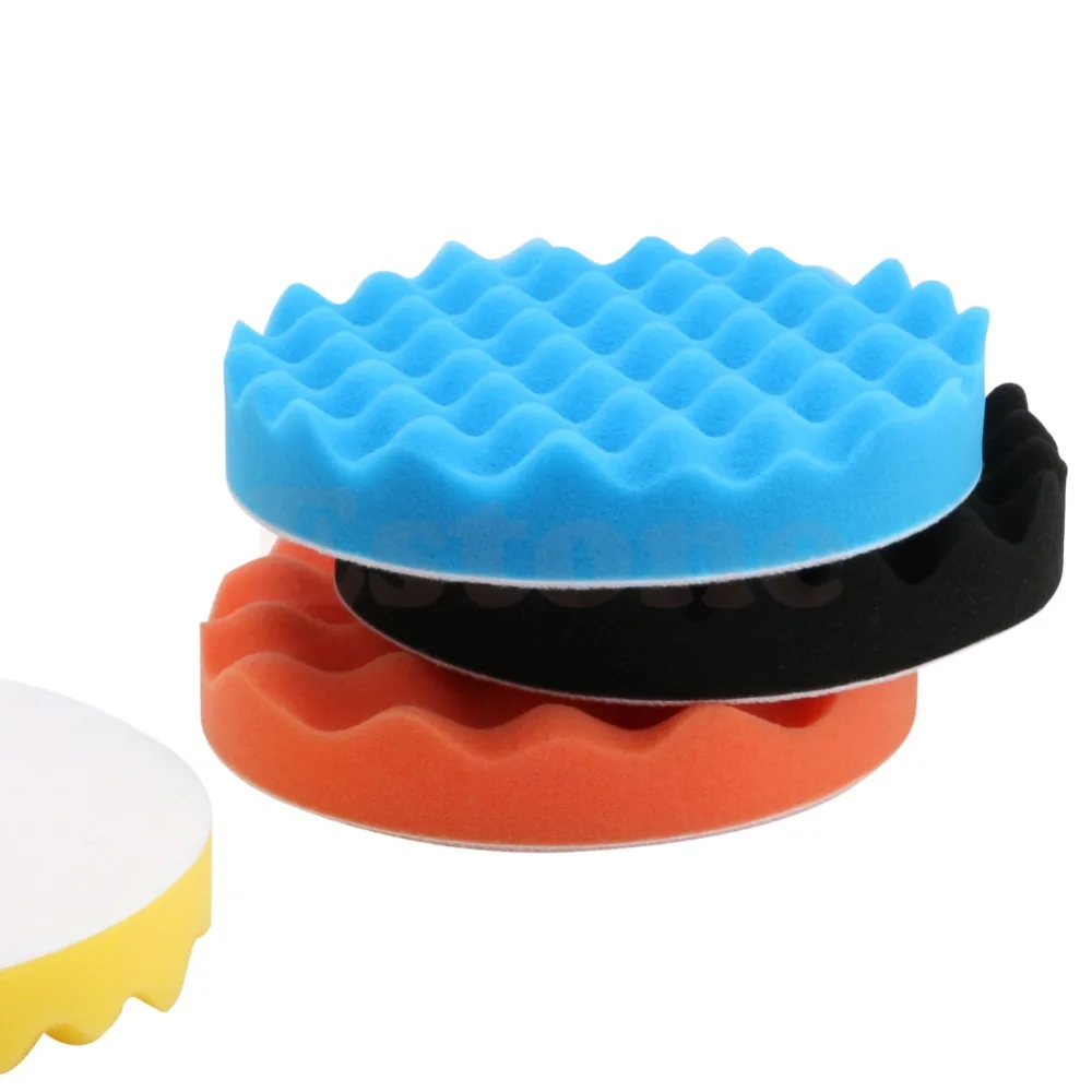 4 шт. набор губки для полировки автомобиля 6 дюймов (150 мм)|pad kit|kit for car polishersponge pad |