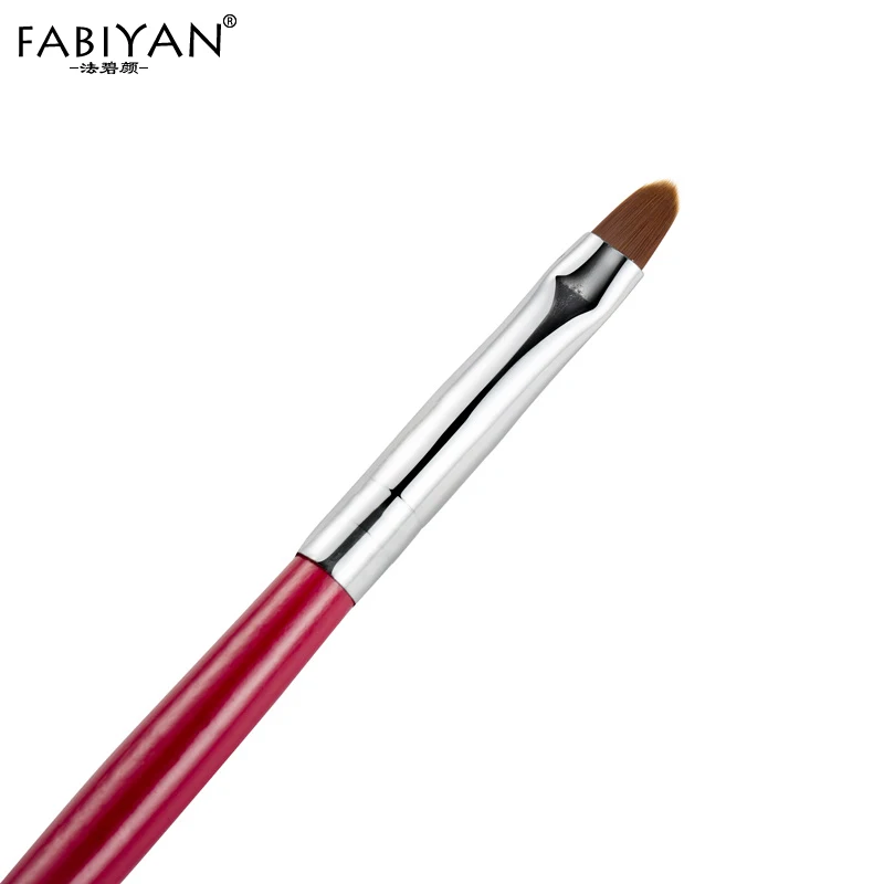 Кисть для рисования с круглой деревянной ручкой салонный дизайн Типсы УФ Гель