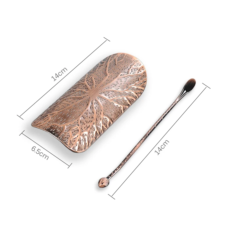 Держатель для чайных листьев медная Подставка ложки аксессуары высокого