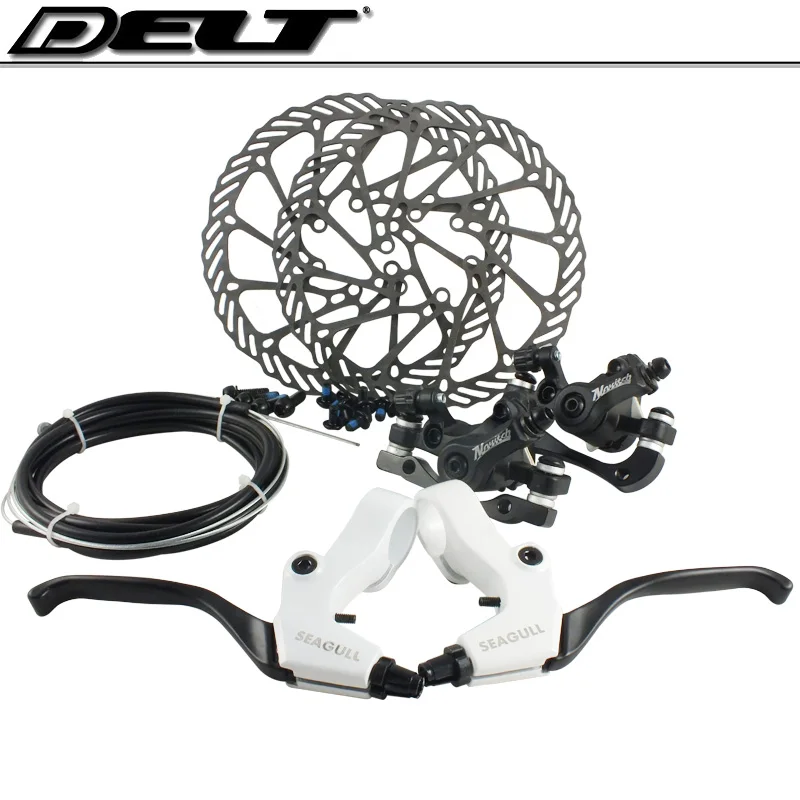 1 set brake Горный MTB велосипедный велосипед дисковые тормоза роторы для управления 160 мм для тормозных колодок ZOOM DB350 DB280 DB450 - Цвет: 1 set brake