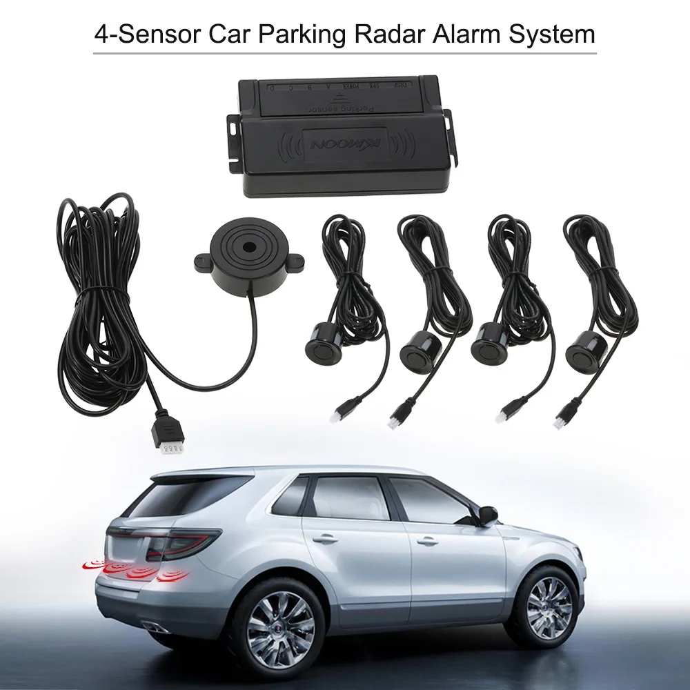 Автомобильный парковочный датчик система оповещения с 4 датчиками|car parking|sensor autocar