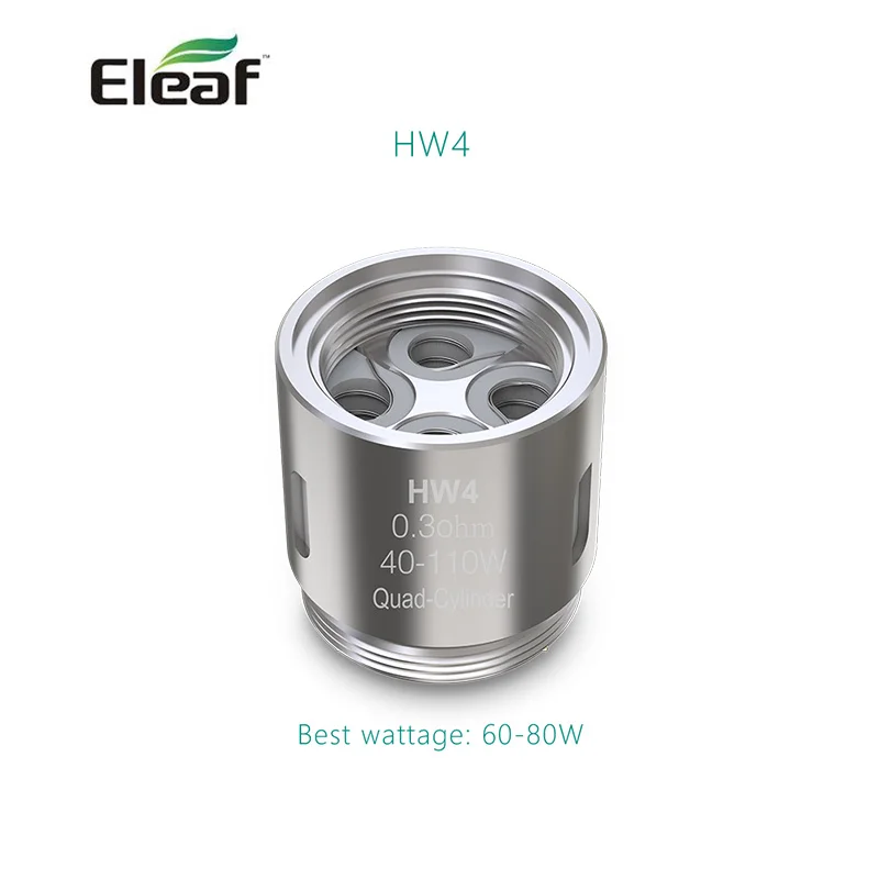 Eleaf катушки HW3 тройной цилиндр 0 2 Ом катушка/HW4 четырехцилиндровая головка 3 для ELLO