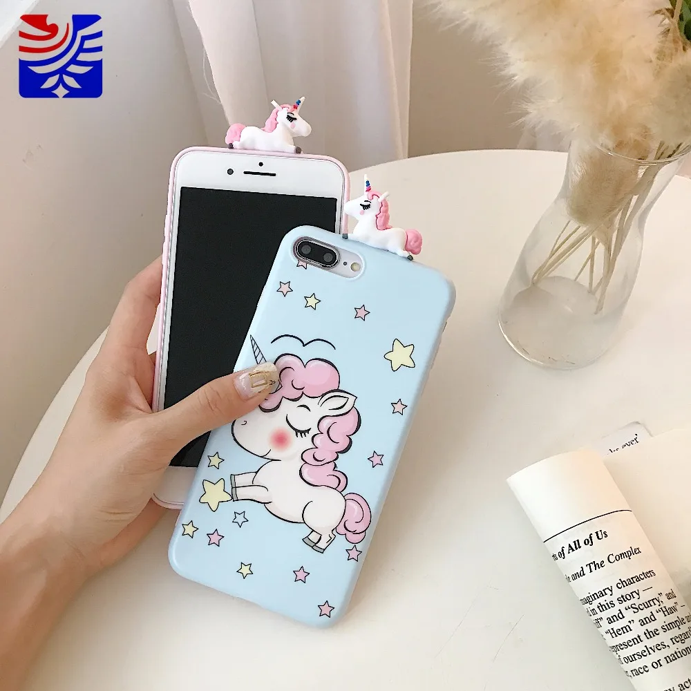 Модный милый чехол с единорогом мечты чистой любви для IPhone 6 6s 7 8 Plus Iphone X Max Phone