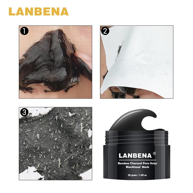 Купить 3 получить 1 подарок LANBENA для устранения черных точек Наклейка на нос