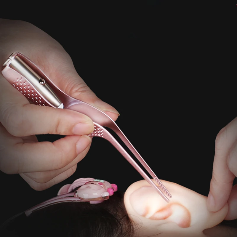 Пинцет для бровей зажимы из нержавеющей стали инструмент удаления волос макияжа