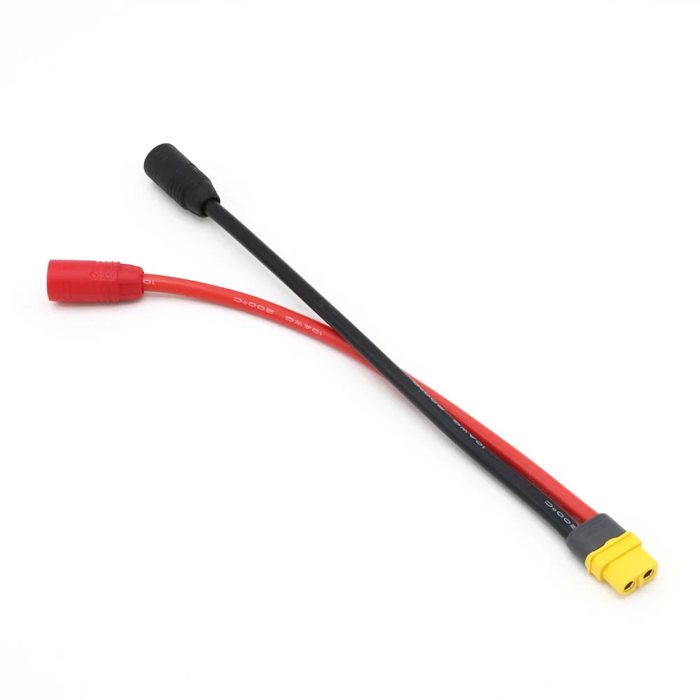 Переходник Amass EC5 /XT60 /XT90S Female to XT150 / AS150 Male/Female провод 10AWG 15 см для радиоуправляемых