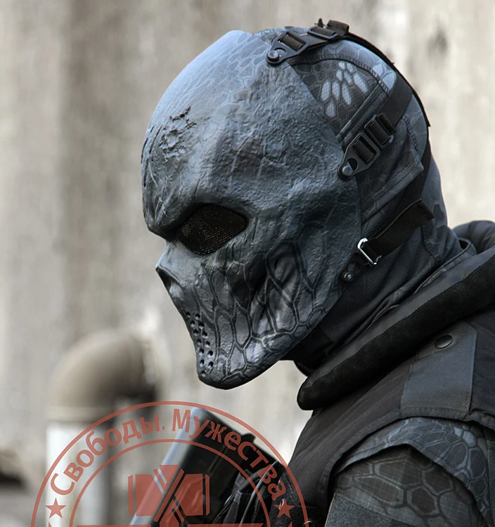 Тифон призрак Тактический Камуфляжный военный Пейнтбол Балаклава для