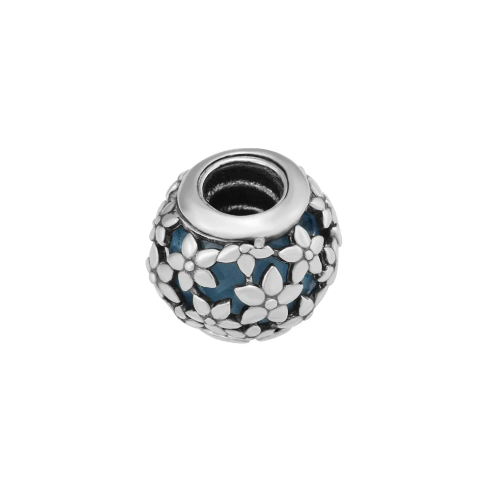 

BEADS for Jewelry Making BraceletS Dazzling Daisies cHarMs 100% 925 OrigiNal Sterling Silver Jewerly Free Shipping