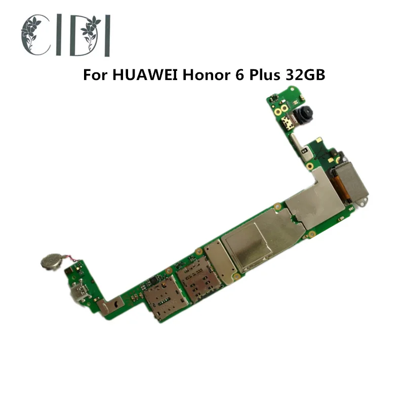 Оригинальная б/у разблокированная материнская плата CIDI для HUAWEI Honor 6 Plus 32 ГБ Logic