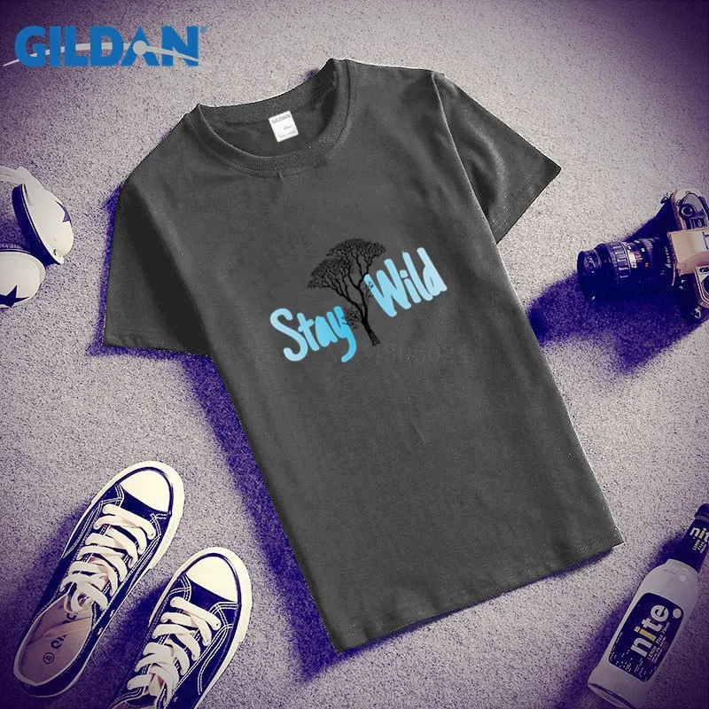 Повседневная футболка для Для мужчин круглый вырез горловины Staywild Футболка