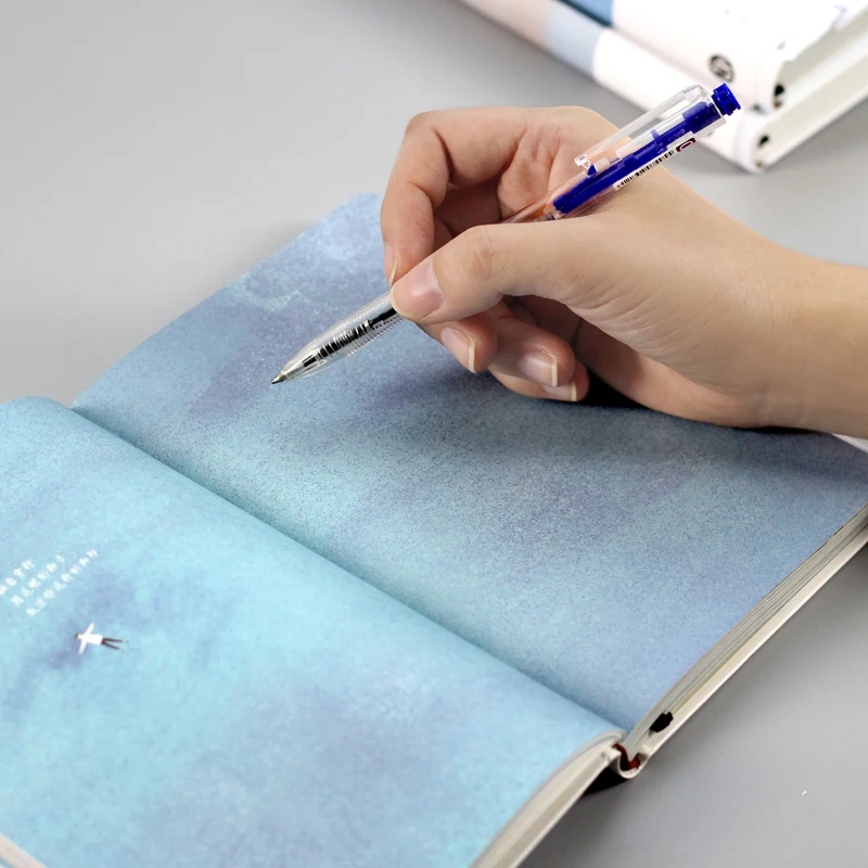 Красивый блокнот для путешествий с КИТ цветная бумага в твердом переплете