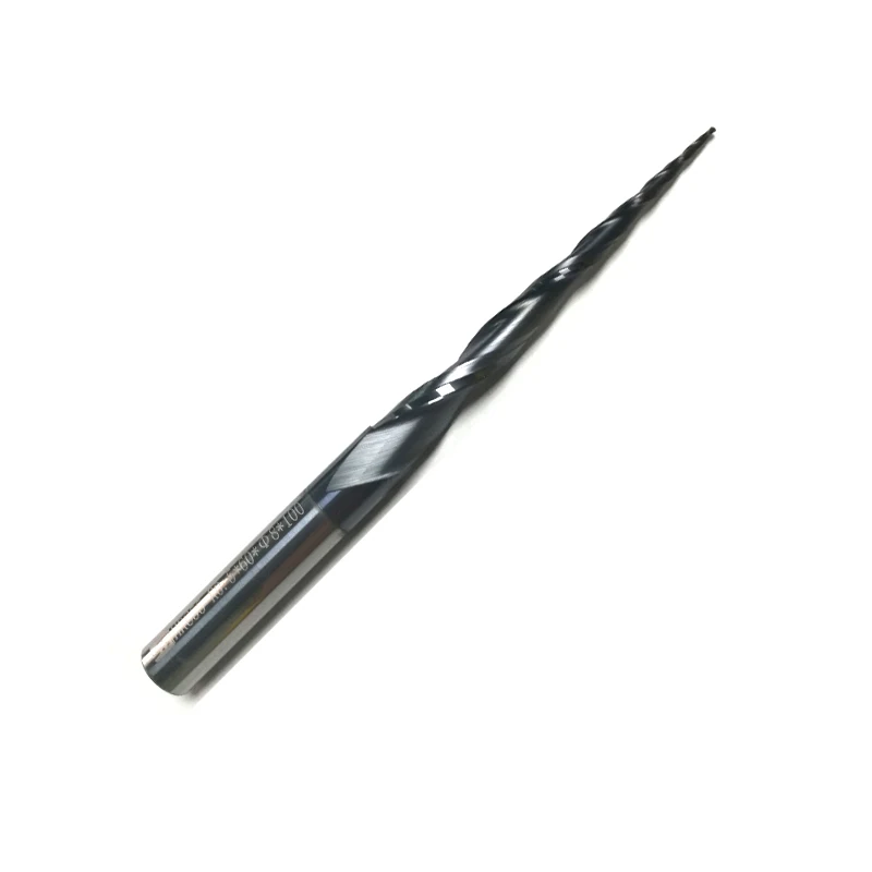 R0.5 * D8 60 100L 2F HRC55 твердосплавные конические концевые фрезы с покрытием из карбида
