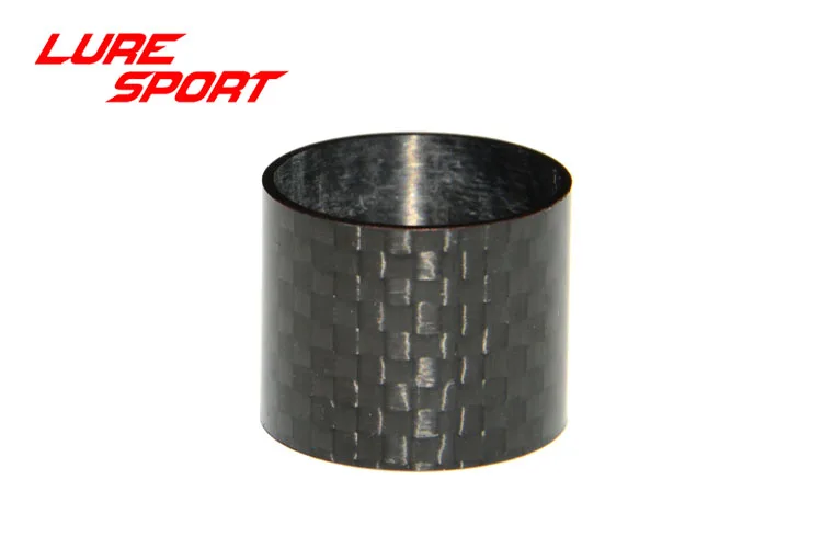 LureSport короткие 5 шт. тканые Карбоновые трубки золото красный синий резьба карбоновые пустые стержни строительный компонент ремонт полюса DIY аксессуары