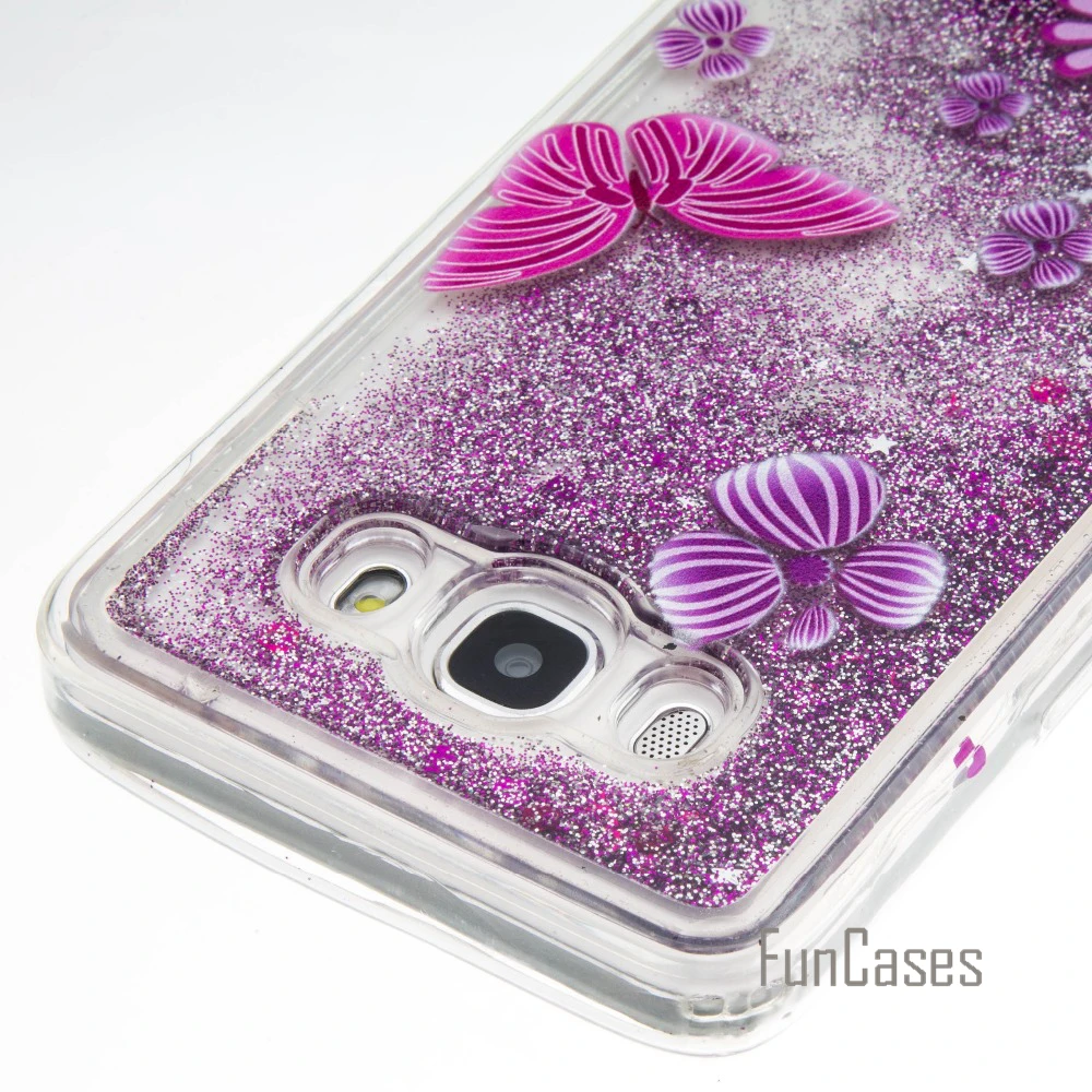 Динамичный жидкий песок чехол для fundas samsung Galaxy J5 2016 J510 5 2 &quotдля coque Чехол с