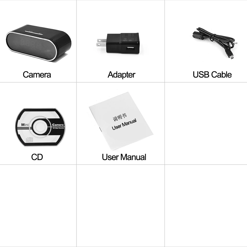 Новинка 1080P WiFi настольные часы мини камера IP P2P DVR видеокамера сигнализация HD ночное видение датчик движения удаленный монитор няня камера