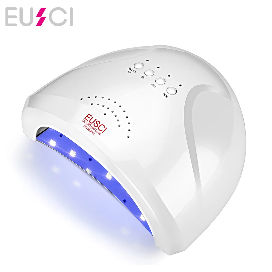 лампа для маникюра Профессиональная УФ Sun One Led ногтей Гель лак машинка с