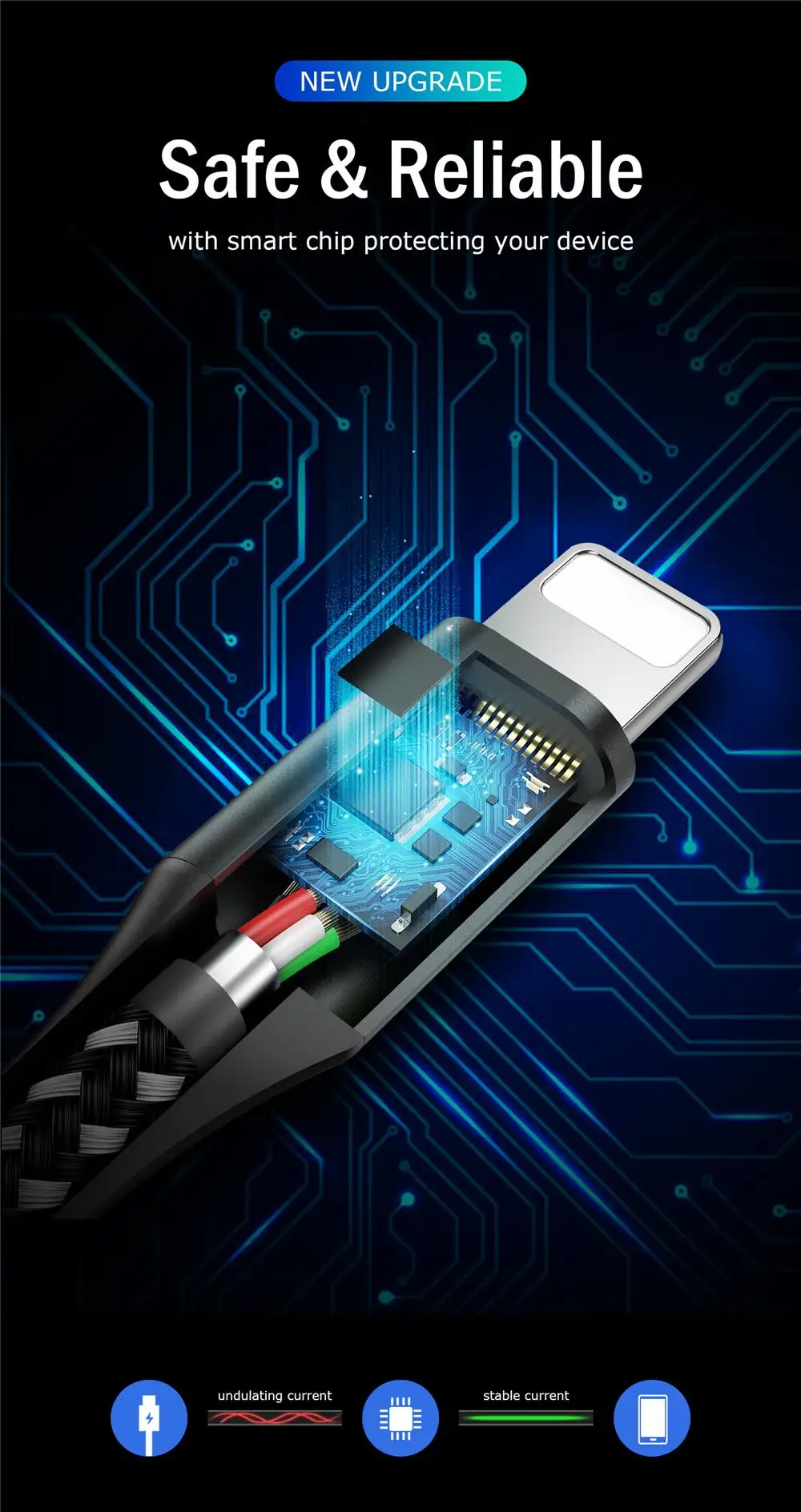 USB кабель для iPhone, TIEGEM кабель для быстрой зарядки и передачи данных для iPhone X Xs 8 7 6 6s 5 iPad Pro шнур для зарядки мобильных телефонов