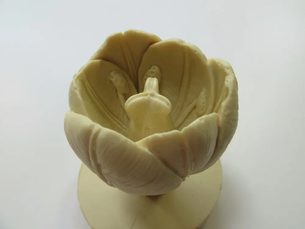PRZY HC0018 Весенняя форма для цветов 3d силиконовые формы тюльпанов свечей помадки