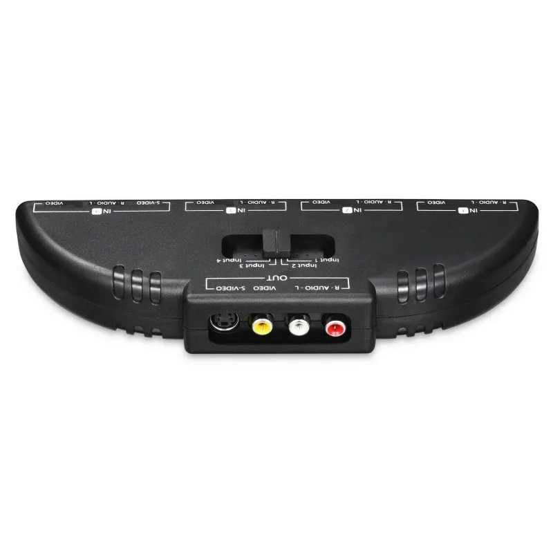 Аудио Видео AV RCA переключатель сплиттер селектор 4 портовый коммутатор