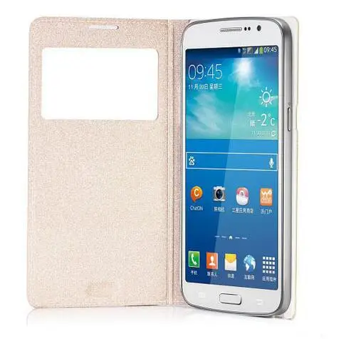 Умный чехол для Samsung S4 I9500 сна и бодрствования Galaxy S4mini I9190 I9195 умные чехлы с окошком