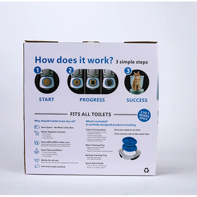 Товары для уборки домашних животных пластиковый набор обучения кошачьим